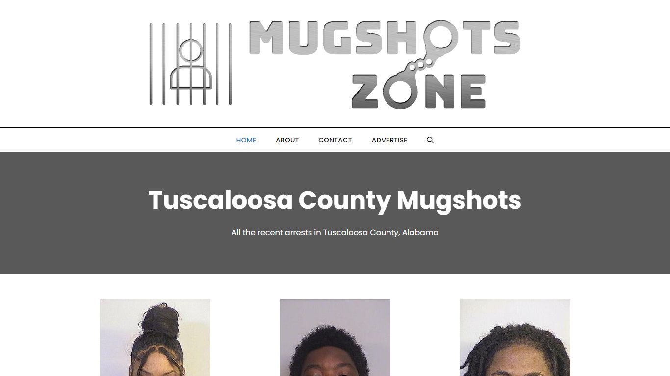Tuscaloosa County Mugshots Zone
